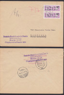 Berlin Mit Plattehler "gebrochene Linie Obere Marke über Der 1" Deutsche Handelszentrale Chemie  - Covers & Documents