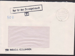 Göllingen R1- Nur Für Den Dienstgebrauch ZKD 27.1.86 Abs. INDUCAL - Cartas & Documentos