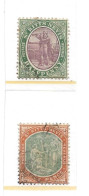 ST. KITTS - NEVIS 1903 WATERMARK CROWN CA ½d, 3d, SG 1, 5 FINE USED Cat £30+ - St.Christopher-Nevis & Anguilla (...-1980)