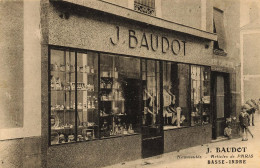 Basse Indre * RARE CPA ! * J. BAUDOT Nouveautés Articles De Paris * Boucherie Charcuterie DAUTAIS - Basse-Indre