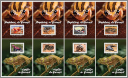 BURUNDI 2023 MNH Snakes Schlangen 8S/S – OFFICIAL ISSUE – DHQ2346 - Serpents