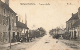 Champforgeuil * La Route De Chalon * Café Du Centre * Villageois - Autres & Non Classés