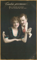 TENDRE PROMESSE   Serie De 6 Cartes Postale ( Complet ) - Couples