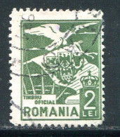 ROUMANIE- Service Y&T N°4- Oblitéré - Officials