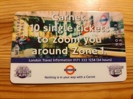 Prepaid Phonecard United Kingdom, ET Telecard - Underground - [ 8] Firmeneigene Ausgaben