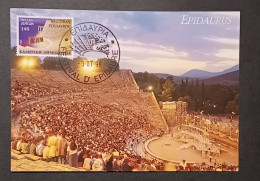 GRÈGE GREECE EUROPA CEPT 1998  / CARTE MAXIMUM - 1998