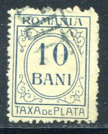 ROUMANIE- Taxe Y&T N°35- Oblitéré - Impuestos