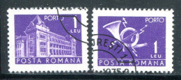 ROUMANIE- Taxe Y&T N°132- Oblitéré - Port Dû (Taxe)