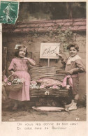 CPA 1 Euro- 1er Avril -(9) -Poisson Enfants - 1° Aprile (pesce Di Aprile)