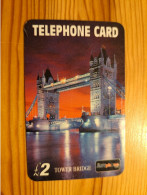 Prepaid Phonecard United Kingdom, Anyphone - London, Tower Bridge - Emissions Entreprises