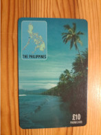 Prepaid Phonecard United Kingdom - The Philippines - Emissions Entreprises