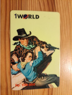 Prepaid Phonecard Indonesia, 1World - Indonesien