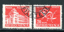 ROUMANIE- Taxe Y&T N°124- Oblitéré - Port Dû (Taxe)