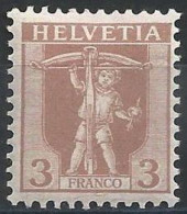 Suiza 0114 * Charnela. 1907 - Unused Stamps