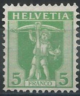 Suiza 0115 * Charnela. 1907 - Neufs