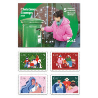 IRELAND 2023 Christmas,Tree,Mary, Mother Of Jesus Christ, Gift,Snow,Festival, Postbox, Booklet ,MNH  (**) - Unused Stamps