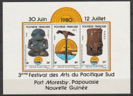 Polynésie 3è Festival Des Arts Du Pacifique Sud  Bloc Feuillet N°5 **neuf - Blocks & Sheetlets