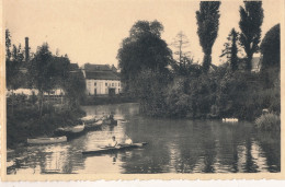 GERAARDSBERGEN  SCHILDERACHTIG HOEKJE OP DEN DENDER     2 SCANS - Geraardsbergen