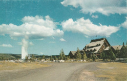 Old Faithful Inn, Yellowstone Park's Picturesque Hotel Located Neat Old Faithful, Yellowstone National Park, Wyoming - Yellowstone