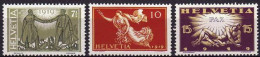 Suiza 0170/172 * Charnela. 1919 - Ungebraucht