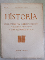 Historia Studi Storici Per L'antichità Classica Del Popolo D'Italia 1933 Pavia Storia Dell'Italia Antica E Della Sicilia - Geschichte, Biographie, Philosophie