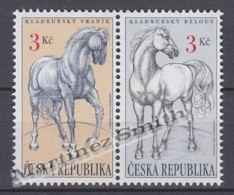 Czech Republic - Tcheque 1996 Yvert 120-21 Fauna, Kladruby Horse -  MNH - Ongebruikt