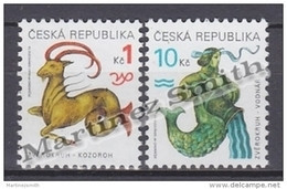 Czech Republic - Tcheque 1998 Yvert 192-93 Definitive, Zodiac Signs - MNH - Ongebruikt