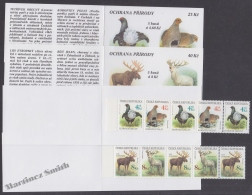 Czech Republic - Tcheque 1998 Yvert 173(I) & C175(I) Protection Of Nature, Rare Animals - Variety 2 - MNH - Nuovi