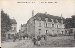 91 MORSANG SUR ORGE - Place Du Château - Animée - Morsang Sur Orge