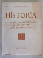 Historia Studi Storici Per L'antichità Classica A Cura Del Popolo D'Italia 1935 Diritto Romano Antichità In Milano - Histoire, Biographie, Philosophie