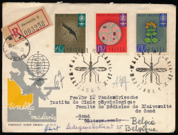 COVER RECOMMANDE 63 SZCECIN TO GAND BELGIE  2 SCANS - Brieven En Documenten