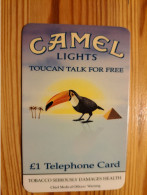 Prepaid Phonecard United Kingdom, SSC - Cigarette, Camel, Tucan - [ 8] Firmeneigene Ausgaben