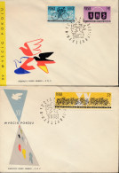 2 COVERS  EUROPEJSKIE IGRZYSKA KOLARSKIE 1962   2 SCANS - Cartas & Documentos