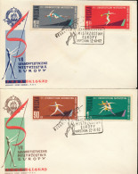 4 COVERS  EUROPEJSKIE IGRZYSKA KOLARSKIE 1962   2 SCANS - Lettres & Documents