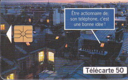 F784H  05/1997 - TOITS " Capital France Télécom " - 50 GEM - (verso : N° Déformés - Deux Lignes) - 1997