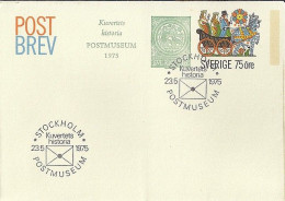 SUEDE N° ENTIER POSTAL DE STOCKHOLM / 23.5.75 - Storia Postale