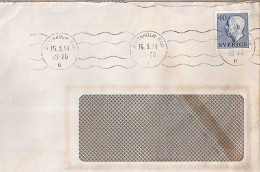 SUEDE N° 363 S/L. DU 16.3.54 POUR LA FRANCE - Lettres & Documents