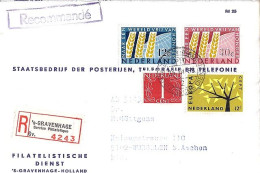 PAYS BAS N° 768/767/758+COMPL. S/L REC. DU 23.3.63 POUR L’ALLEMAGNE - Lettres & Documents