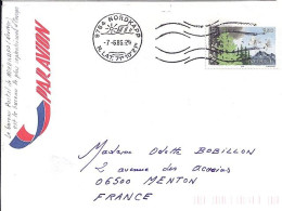 NORVEGE N° 903 S/L DU 7.6.86 POUR LA FRANCE - Storia Postale