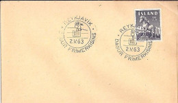 ISLANDE N° 283 S/L. DU 2.5.63 - Storia Postale