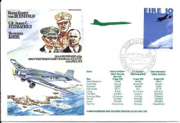 IRLANDE N° 376 S/L. CONCORDE NY-LONDRES / 13.4.78 - Cartas & Documentos