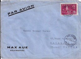FINLANDE N° 304 S/L. DE 1946-48 POUR LA FRANCE - Cartas & Documentos