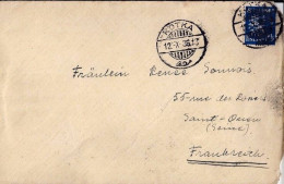 FINLANDE N° 151B S/L. DU 12.10.36 POUR LA FRANCE - Storia Postale