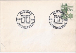 DANEMARK N° 481 S/L. DE ALBORG / 8.5.69  - Storia Postale