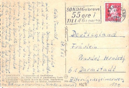 DANEMARK N° 421 S/CP DE COPENHAGUE/21.7.63 POUR L’ALLEMAGNE - Briefe U. Dokumente