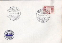 DANEMARK N° 480 S/L. DE COPENHAGUE / 3.11.69 - Cartas & Documentos