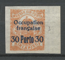 HONGRIE ( ARAD ) TAXE N° 3 NEUF** LUXE SANS CHARNIERE / Hingeless / MNH - Other & Unclassified