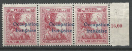 HONGRIE ( ARAD )  N° 3 Surcharge Déplacée NEUF** LUXE SANS CHARNIERE / Hingeless / MNH - Nuovi