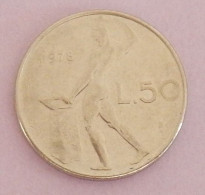 ITALIE 50 LIRE ANNEE 1978 VOIR 2 SCANS - 50 Liras