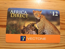 Prepaid Phonecard Netherlands, Africa Direct - Leopard - [3] Handy-, Prepaid- U. Aufladkarten